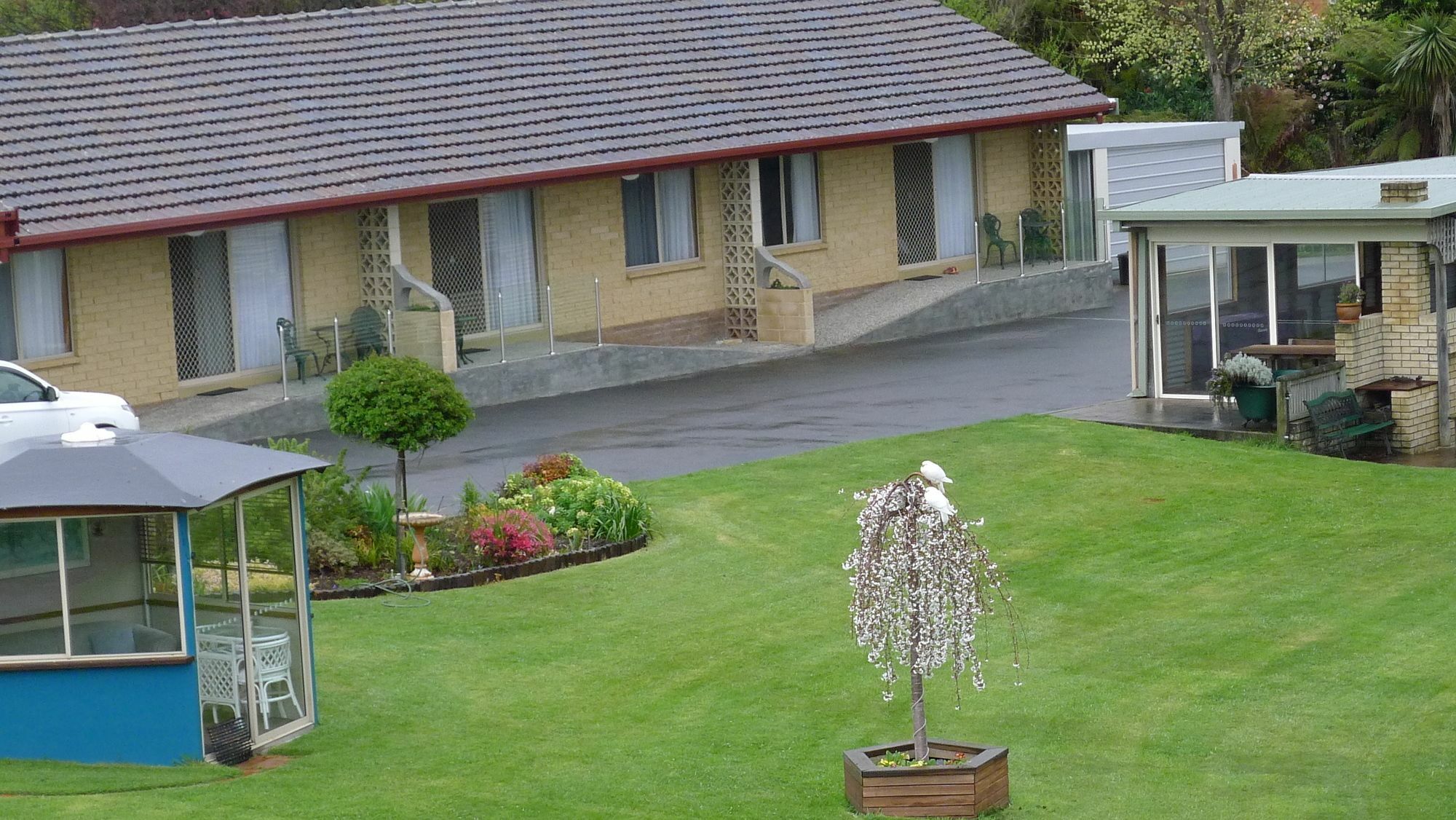 Willaway Motel Apartments アルバーストン エクステリア 写真